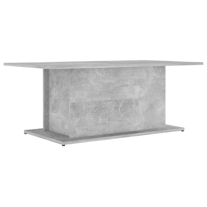 Tavolino da Salotto Grigio Cemento 102x55,5x40 cm in Truciolato | homemem39