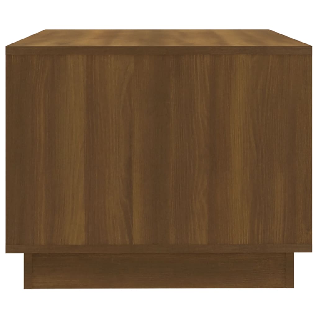 Tavolino da Salotto Marrone Rovere 102,5x55x44 cm in Truciolato | homemem39