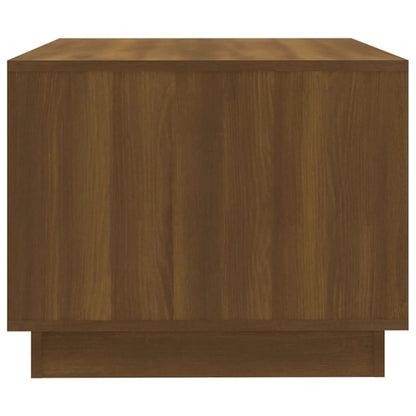 Tavolino da Salotto Marrone Rovere 102,5x55x44 cm in Truciolato | homemem39