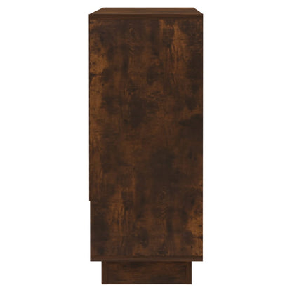 Credenza Rovere Fumo 97x31x75 cm in Truciolato - homemem39