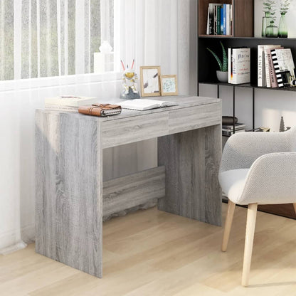 Scrivania Grigio Sonoma 101x50x76,5 cm in Truciolato - homemem39