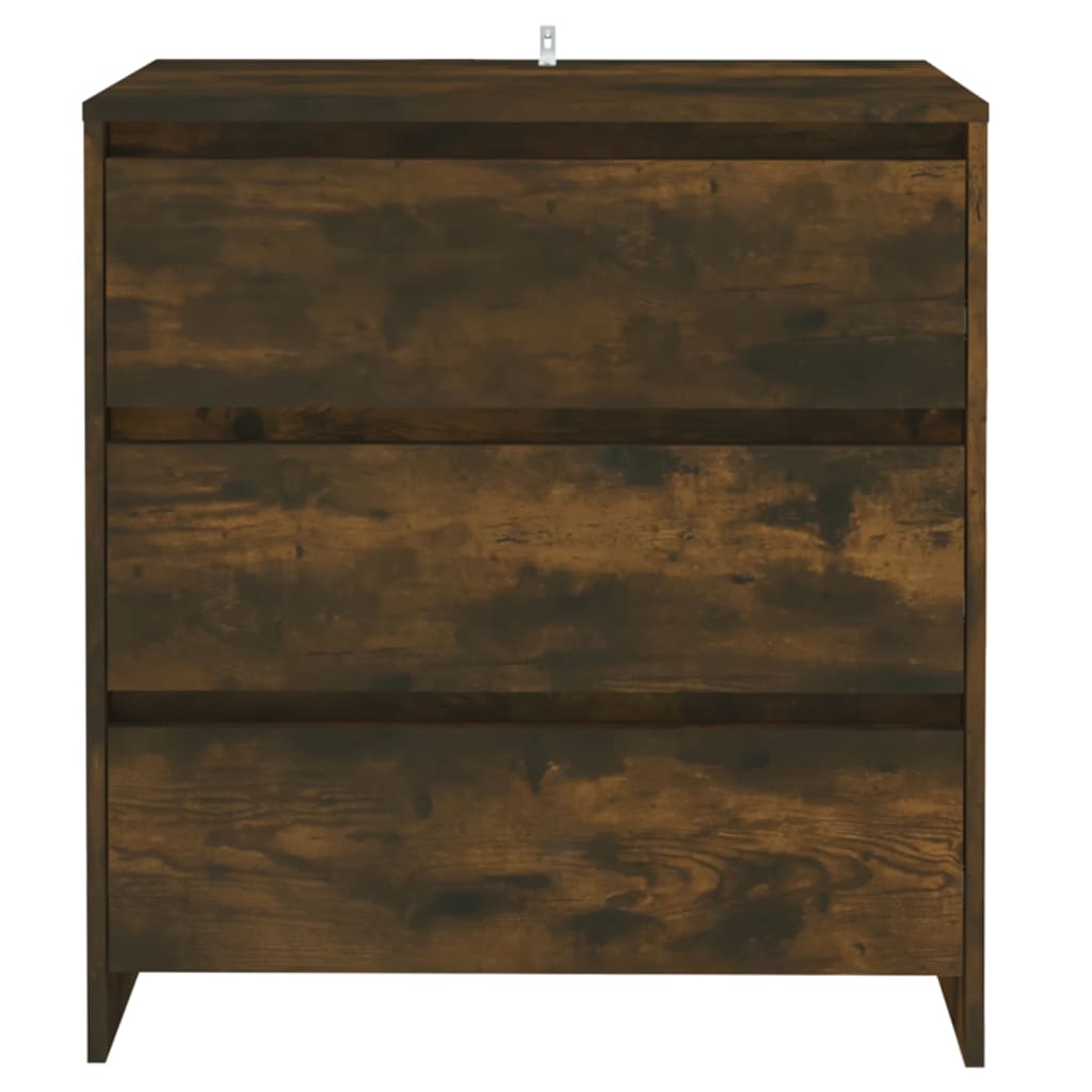 Credenza Rovere Fumo 70x41x75 cm in Truciolato | homemem39