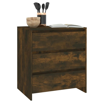 Credenza Rovere Fumo 70x41x75 cm in Truciolato | homemem39