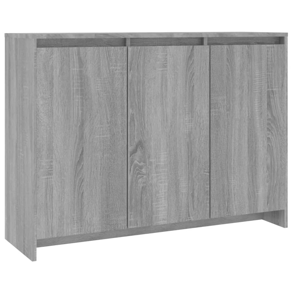Credenza Grigio Sonoma 102x33x75 cm in Truciolato - homemem39