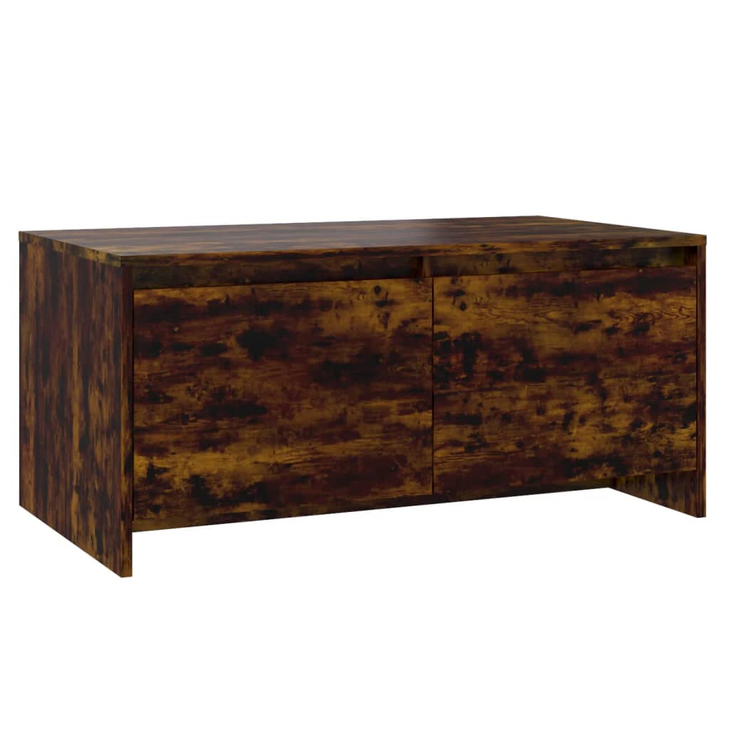 Tavolino da Salotto Rovere Fumo 90x50x41,5 cm in Truciolato | homemem39