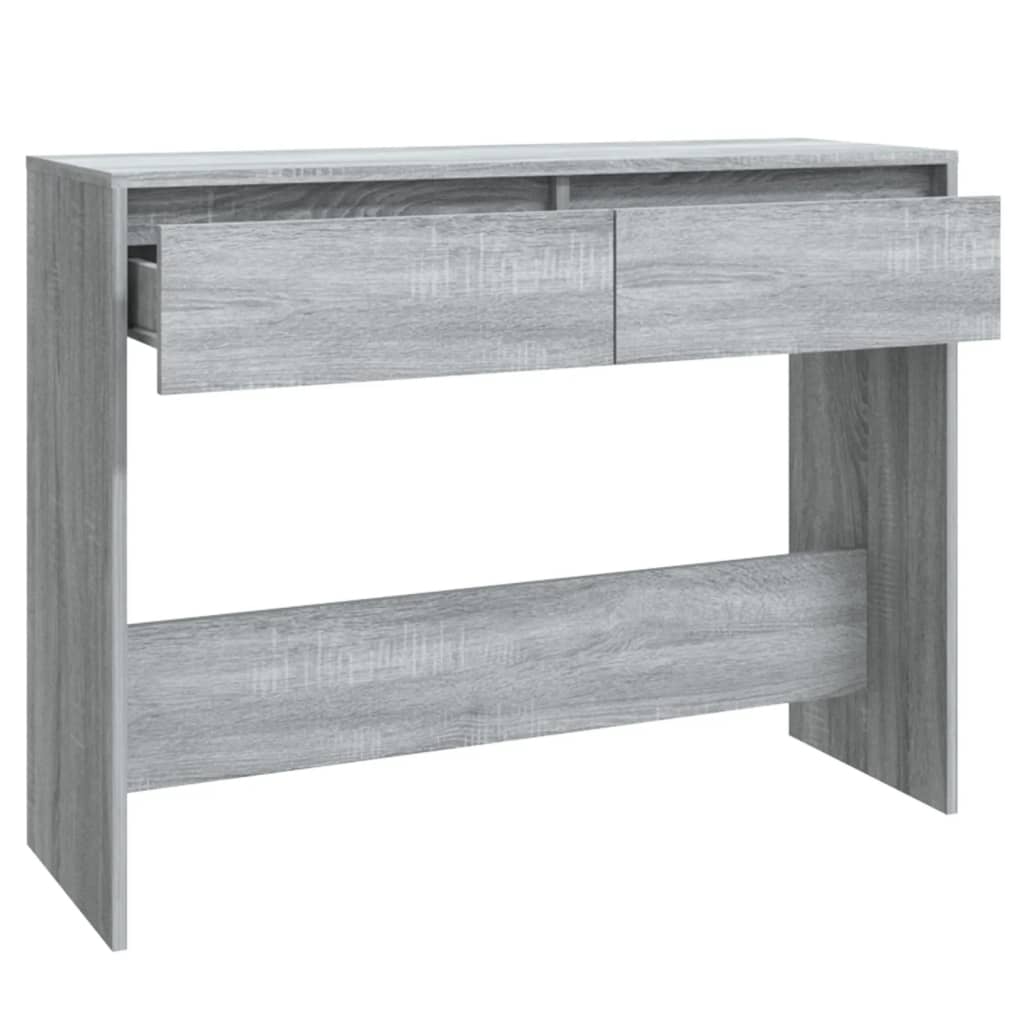 Tavolo Consolle Grigio Sonoma 100x35x76,5 cm in Truciolato | homemem39