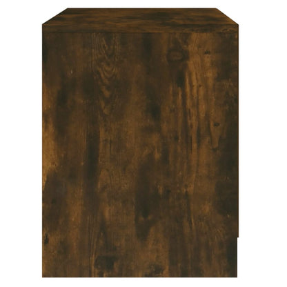 Comodini 2 pz Rovere Fumo 45x34,5x44,5 cm in Truciolato