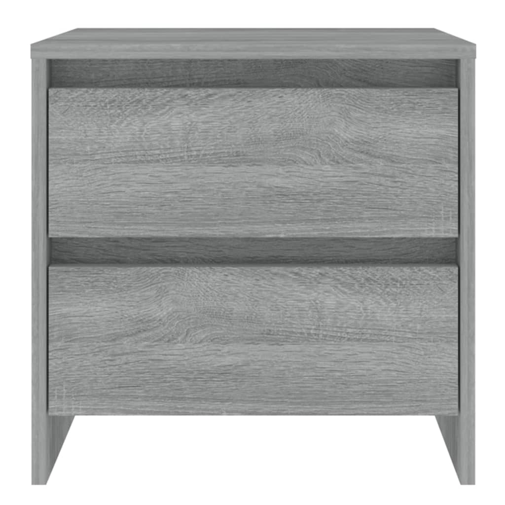 Comodino Grigio Sonoma 45x34,5x44,5 cm in Truciolato