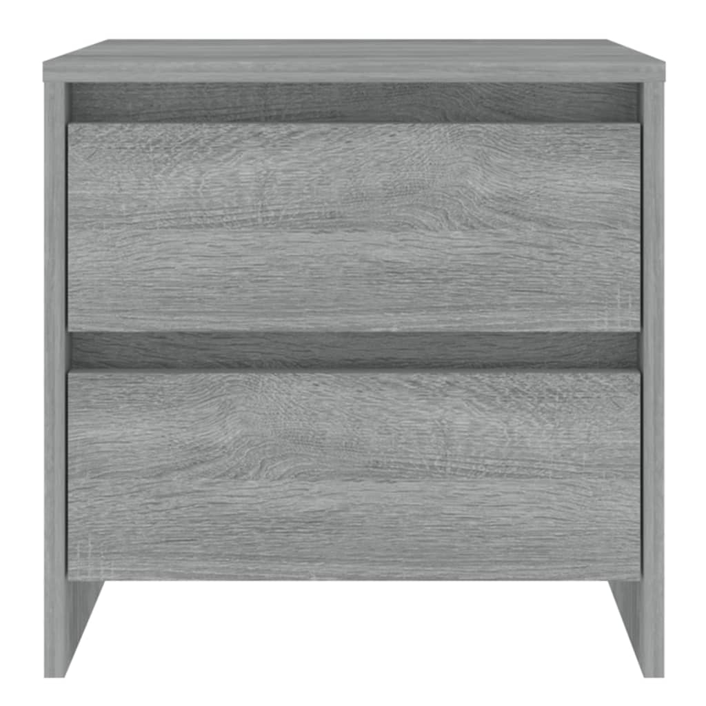 Comodino Grigio Sonoma 45x34,5x44,5 cm in Truciolato - homemem39