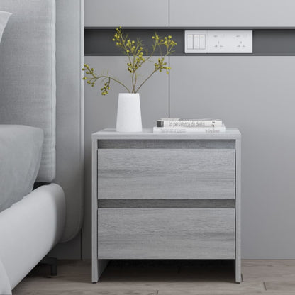 Comodini 2 pz Grigio Sonoma 45x34,5x44,5 cm in Truciolato - homemem39