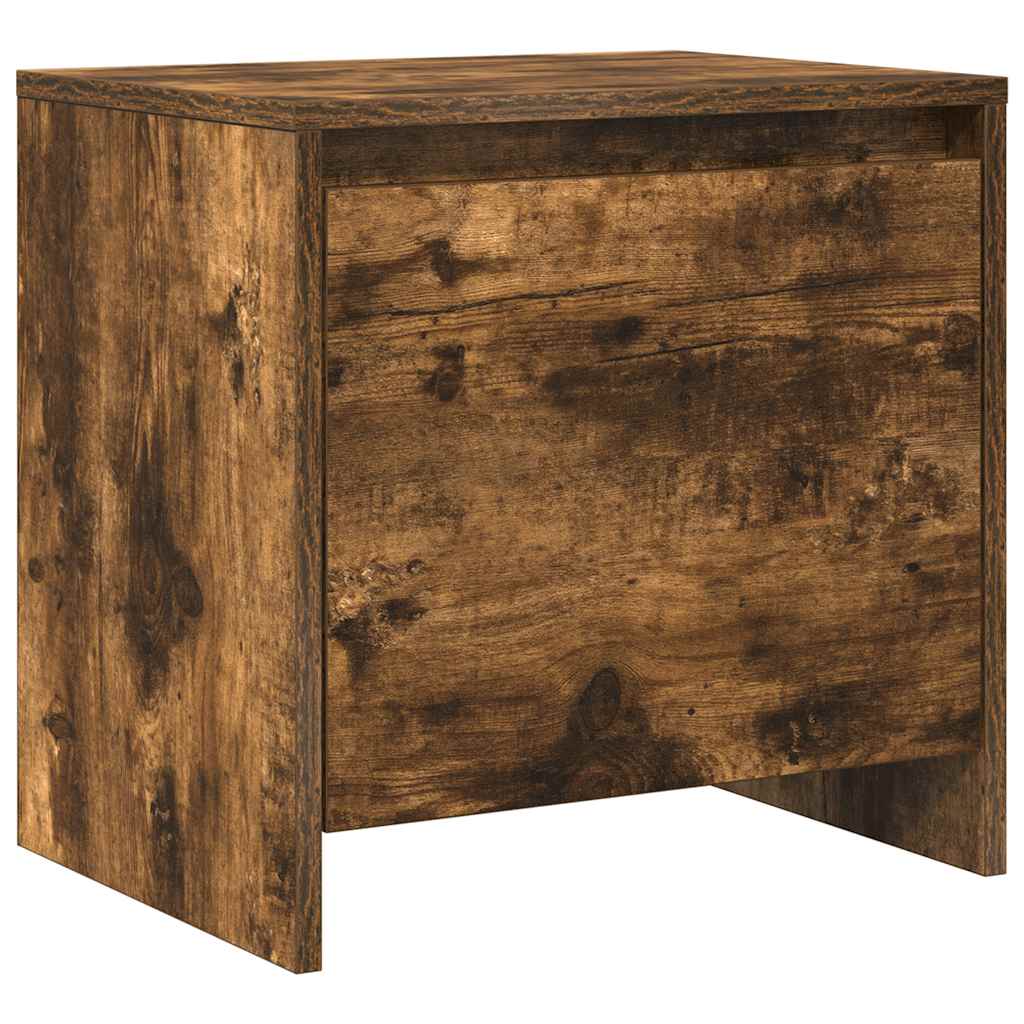 Comodino Rovere Fumo 45x34x44,5 cm in Truciolato | homemem39