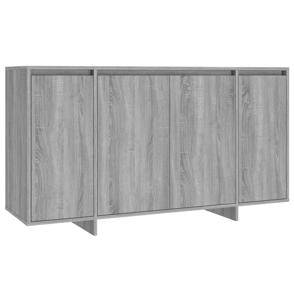 Credenza Grigio Sonoma 135x41x75 cm in Truciolato