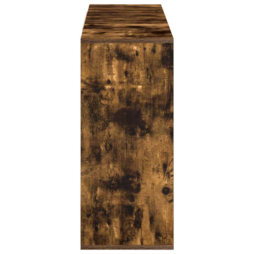 Credenza Rovere Fumo 120x30x75 cm in Truciolato - homemem39