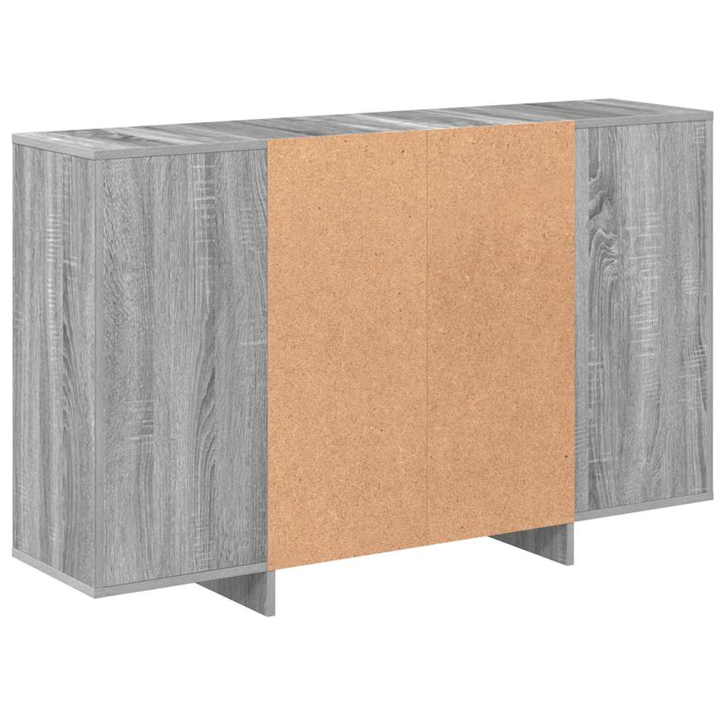 Credenza Grigio Sonoma 120x30x75 cm in Truciolato - homemem39