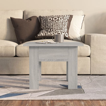 Tavolino da Salotto Grigio Sonoma 55x55x42 cm in Truciolato | homemem39