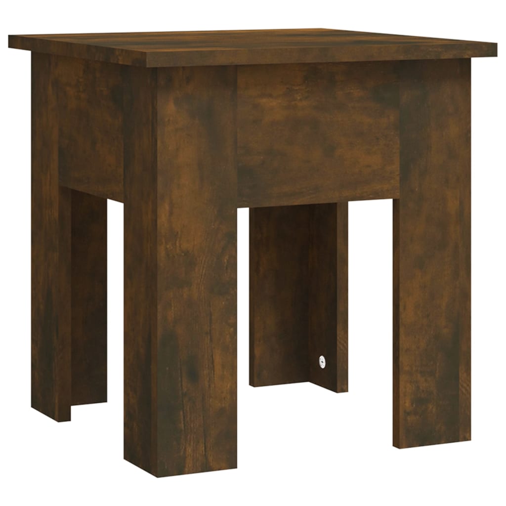 Tavolino da Salotto Rovere Fumo 40x40x42 cm in Truciolato | homemem39