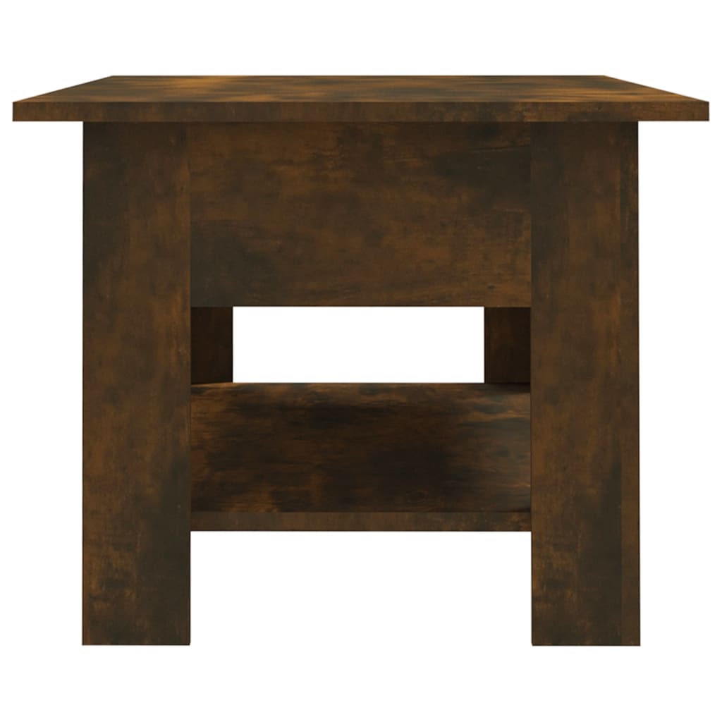 Tavolino da Salotto Rovere Fumo 102x55x42 cm in Truciolato | homemem39