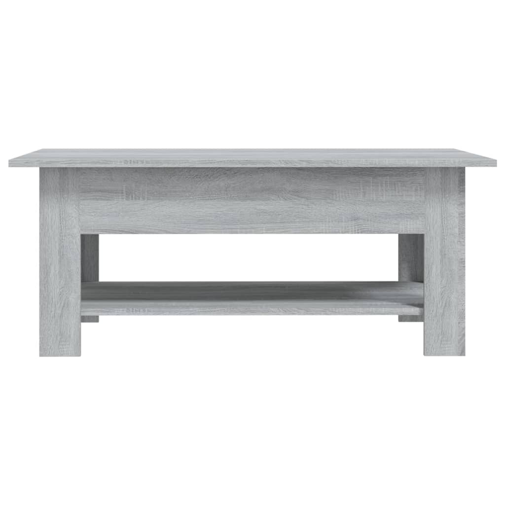 Tavolino da Salotto Grigio Sonoma 102x55x42 cm in Truciolato | homemem39