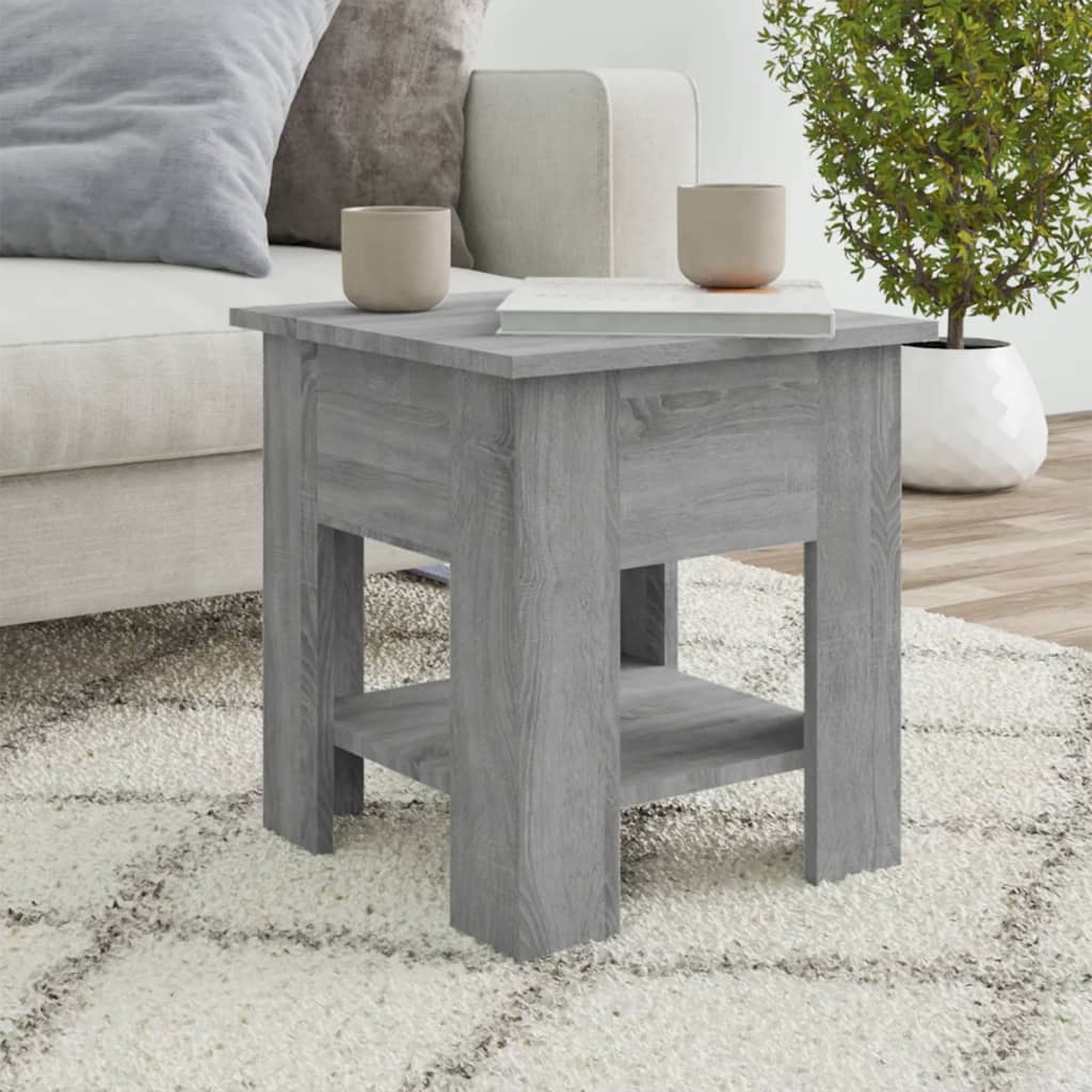 Tavolino da Salotto Grigio Sonoma 40x40x42 cm Legno Multistrato | homemem39