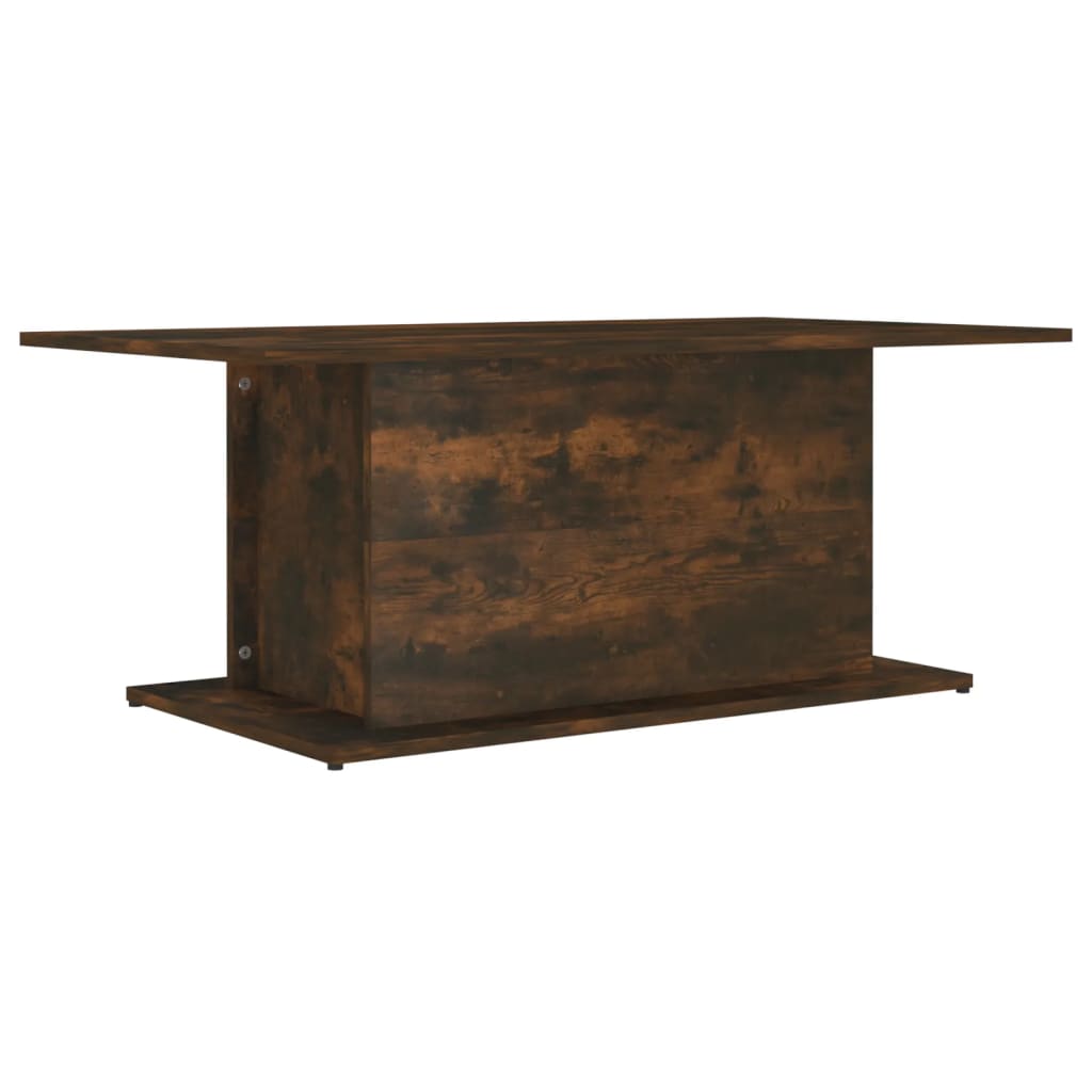 Tavolino da Salotto Rovere Fumo 102x55,5x40 cm in Truciolato | homemem39