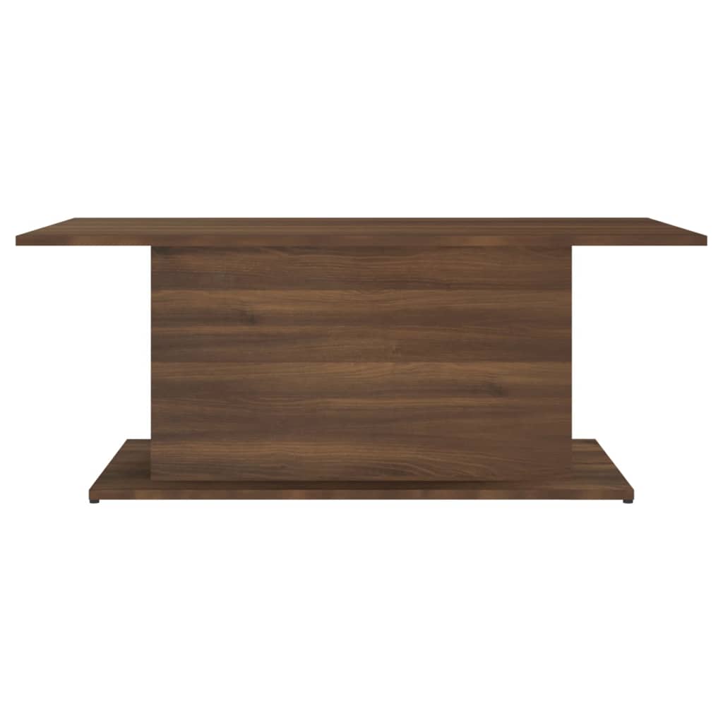 Tavolino da Salotto Rovere Marrone 102x55,5x40 cm in Truciolato | homemem39