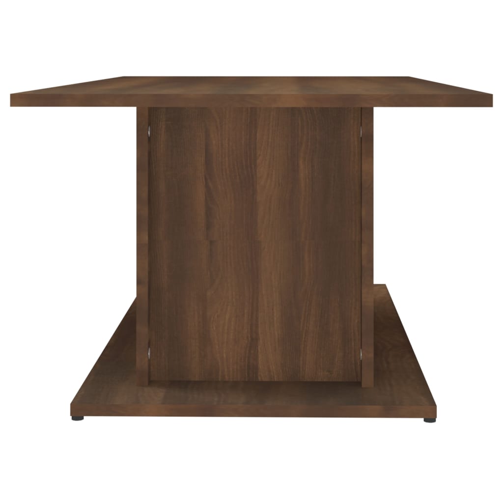 Tavolino da Salotto Rovere Marrone 102x55,5x40 cm in Truciolato | homemem39
