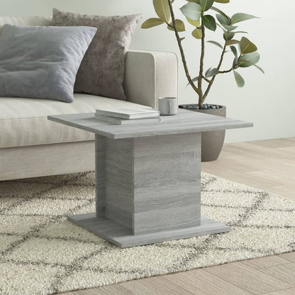 Tavolino da Salotto Grigio Sonoma 55,5x55,5x40 cm in Truciolato | homemem39