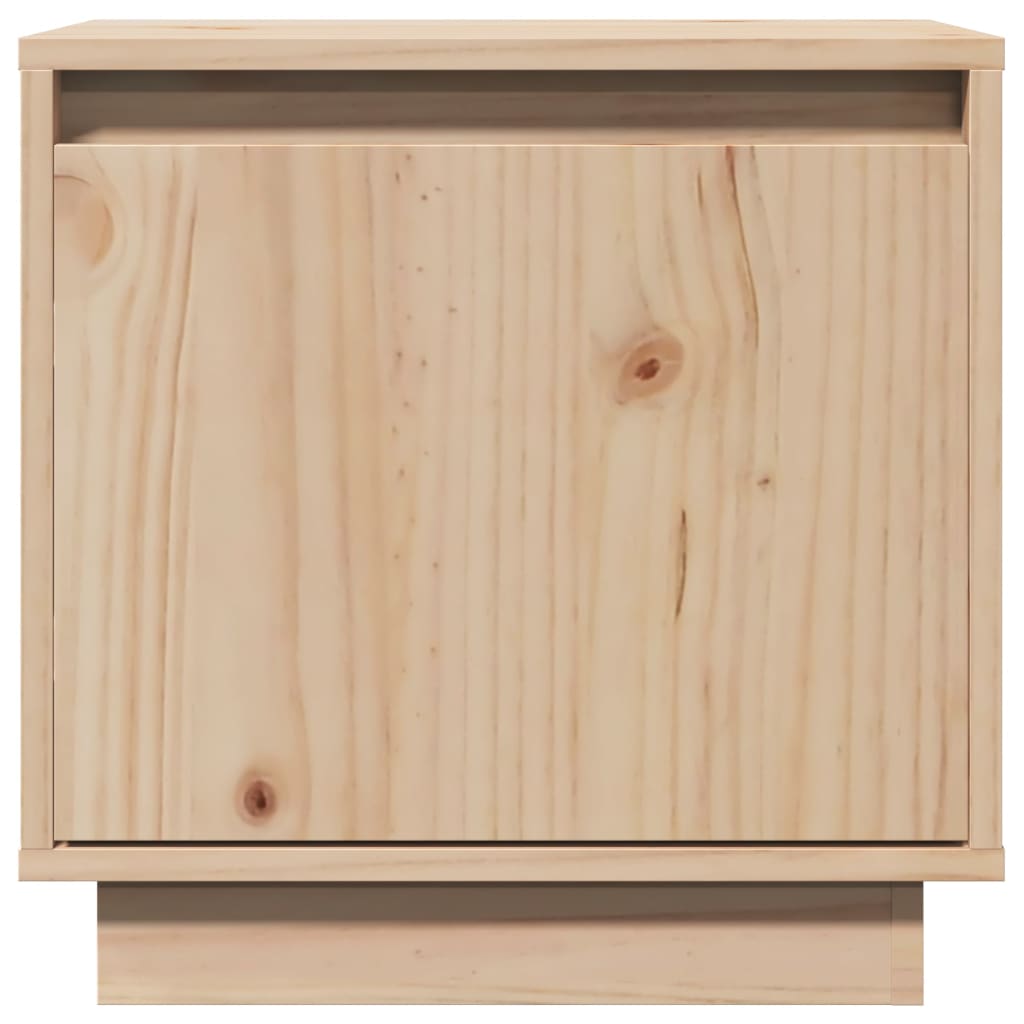 Comodini 2 pz 40x30x40 cm in Legno Massello di Pino - homemem39