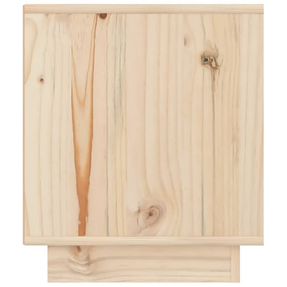 Comodini 2 pz 40x34x40 cm in Legno Massello di Pino - homemem39