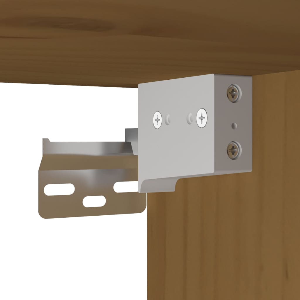 Pensili ambra 2 pz 45x30x35 cm in Legno Massello di Pino | homemem39