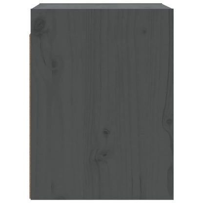 Pensili 2 pz Grigi 30x30x40 cm in Legno Massello di Pino | homemem39