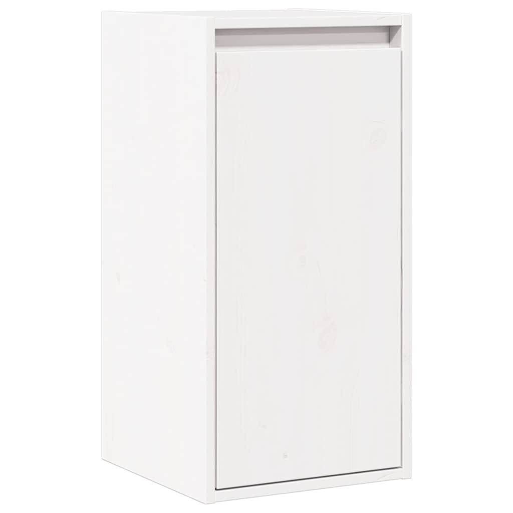 Pensile Bianco in Legno Massello di Pino