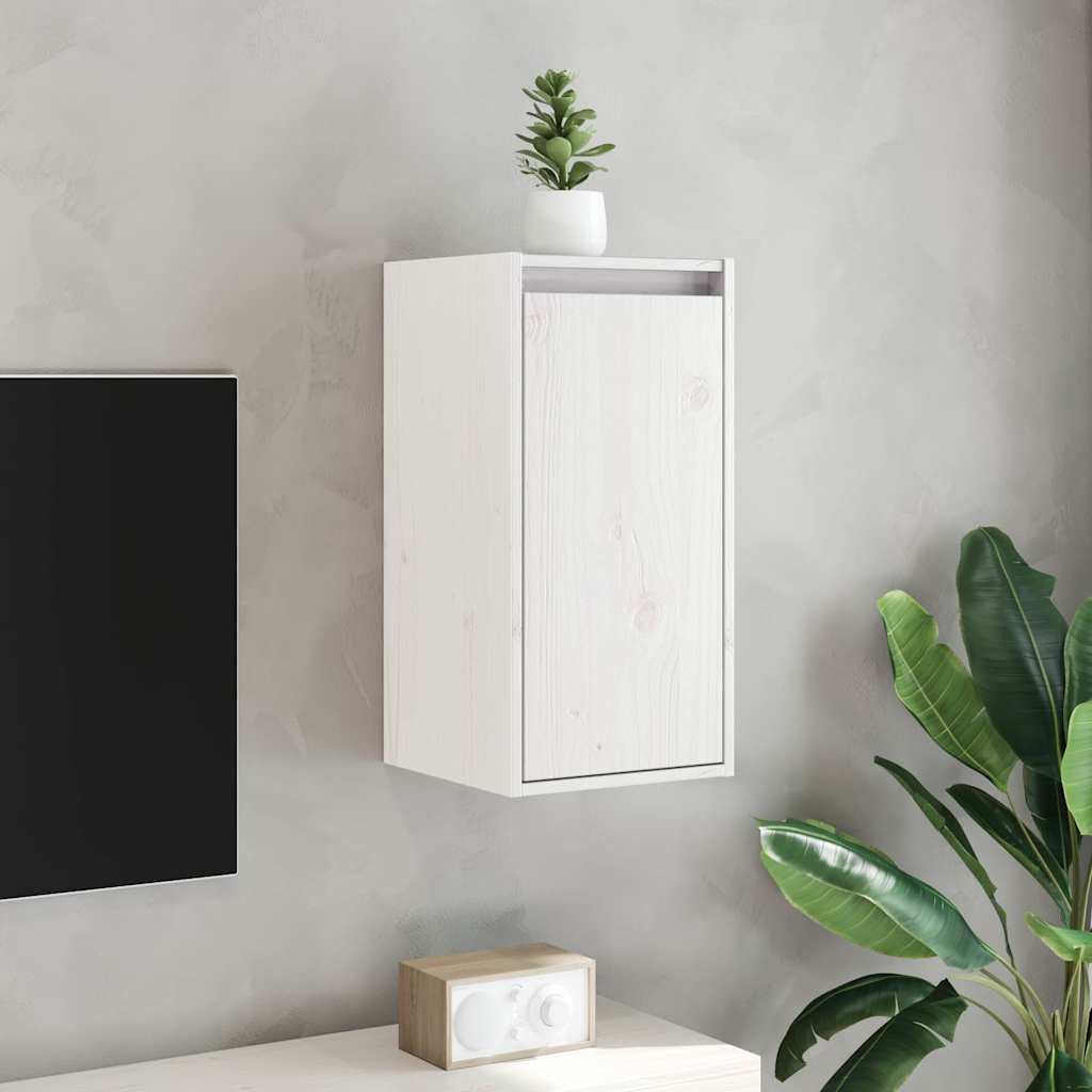Pensile Bianco in Legno Massello di Pino