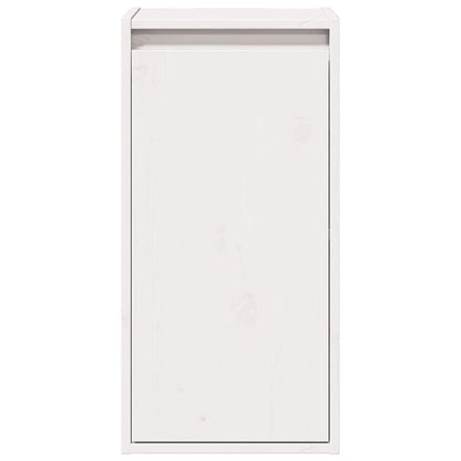 Pensili 2 pz Bianchi 30x30x60 cm in Legno Massello di Pino | homemem39