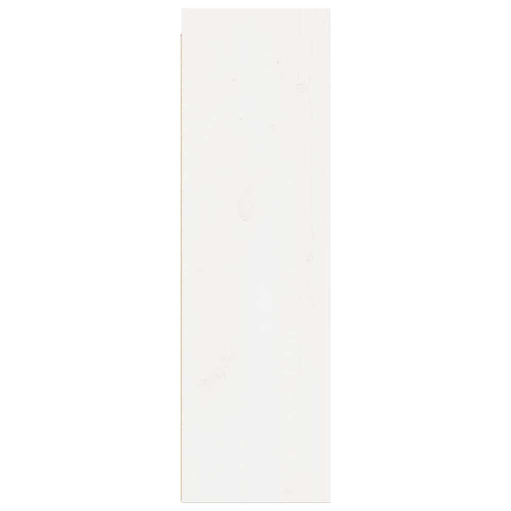 Pensili Bianchi 2 pz 30x30x100 cm in Legno Massello di Pino | homemem39