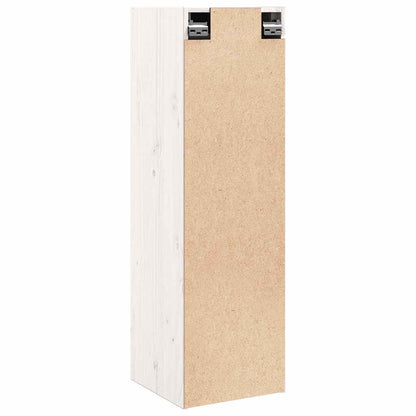 Pensili Bianchi 2 pz 30x30x100 cm in Legno Massello di Pino | homemem39