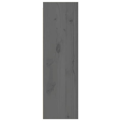 Pensili Grigi 2 pz 30x30x100 cm in Legno Massello di Pino | homemem39