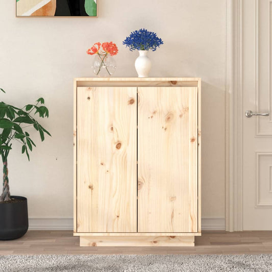 Scarpiera 60x35x80 cm in Legno Massello di Pino - homemem39