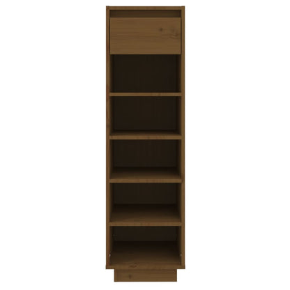 Scarpiera ambra 30x34x105 cm in Legno Massello di Pino - homemem39