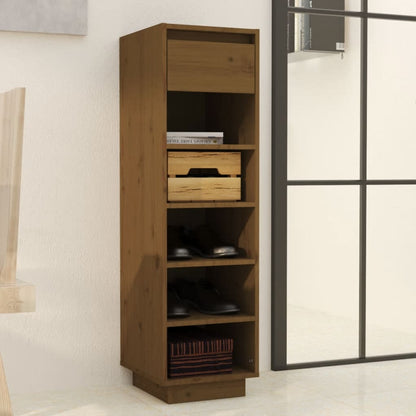 Scarpiera ambra 30x34x105 cm in Legno Massello di Pino - homemem39