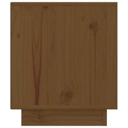 Comodini 2 pz Ambrati 40x34x40 cm in Legno Massello di Pino - homemem39