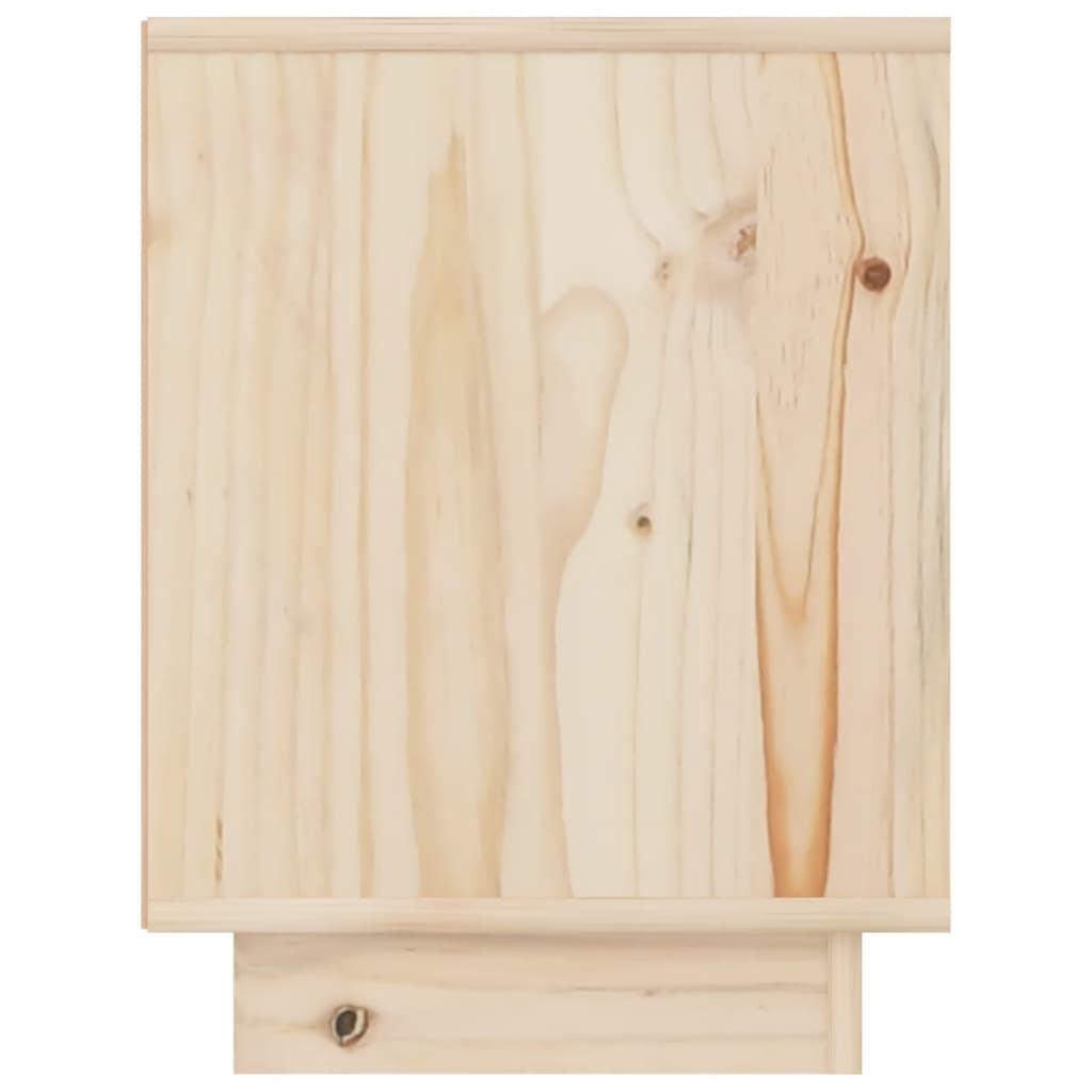 Comodini 2 pz 40x30x40 cm in Legno Massello di Pino - homemem39