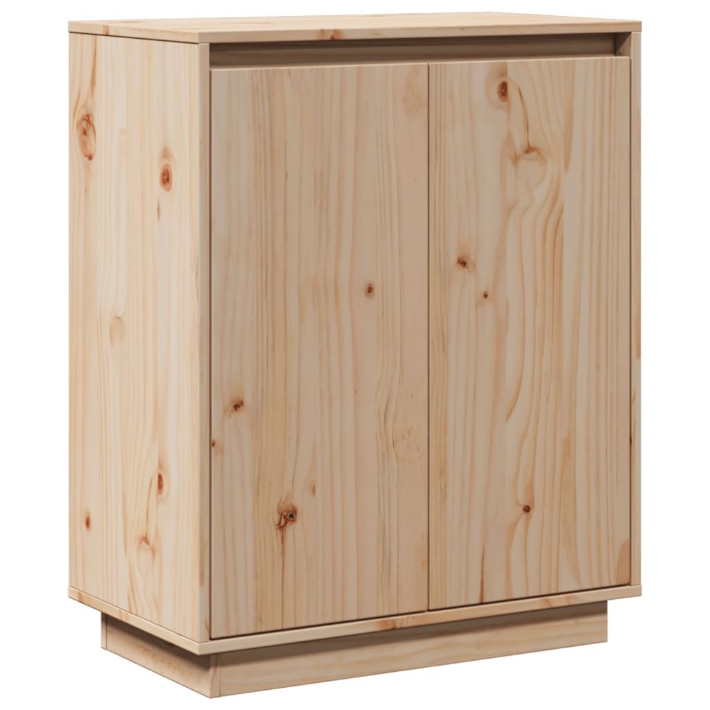 Credenza 60x34x75 cm in Legno Massello di Pino