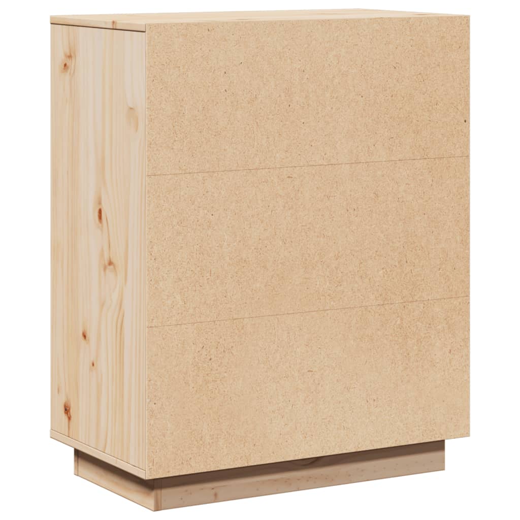 Credenza 60x34x75 cm in Legno Massello di Pino