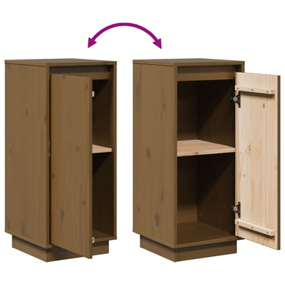 Credenze 2 pz Ambra 31,5x34x75 cm in Legno Massello di Pino - homemem39