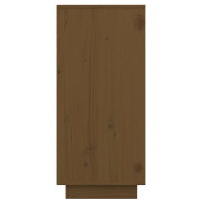 Credenza Marrone Ambra 60x34x75 cm in Legno Massello di Pino - homemem39