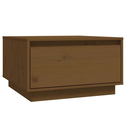 Tavolino da Salotto ambra 55x56x32 cm in Legno Massello di Pino | homemem39