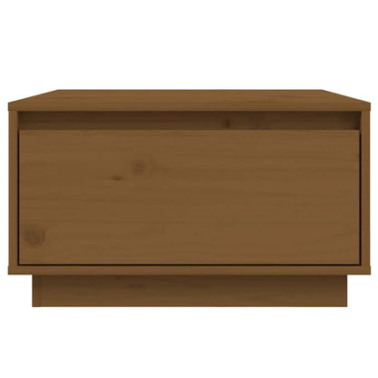 Tavolino da Salotto ambra 55x56x32 cm in Legno Massello di Pino | homemem39
