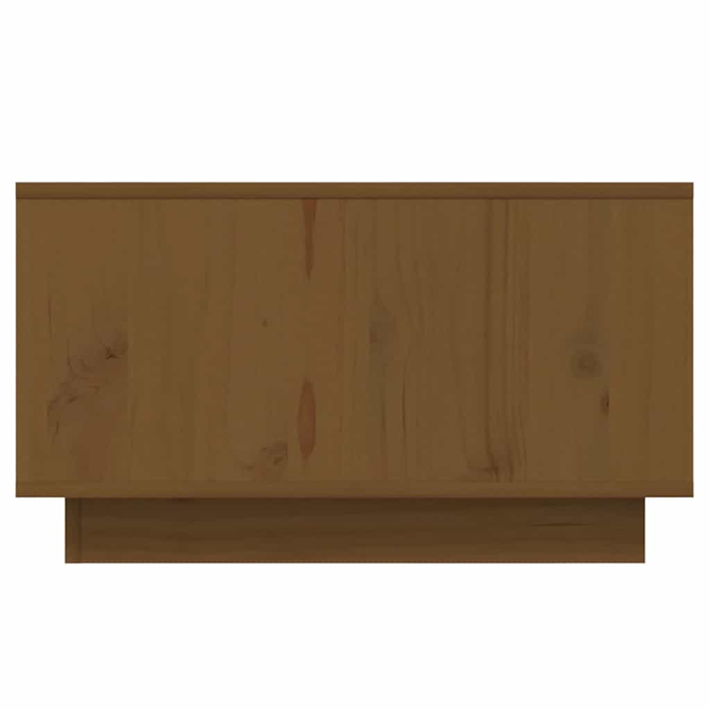 Tavolino da Salotto ambra 55x56x32 cm in Legno Massello di Pino | homemem39