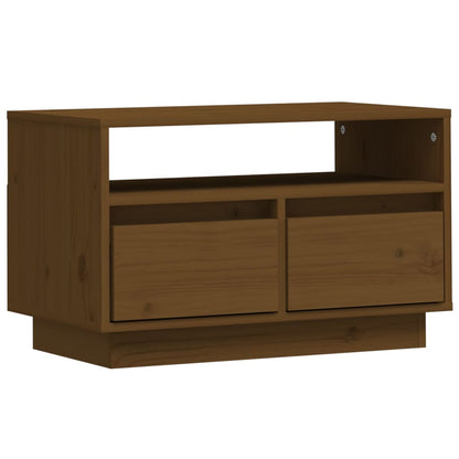 Mobile Porta TV Ambra 60x35x37 cm in Legno Massello di Pino